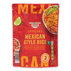Mexican Style Rice Pouch