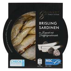 Brisling Sardinen, Trüffel