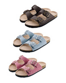 Ladies Footbed Sandals