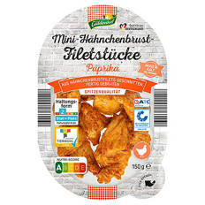 Mini-Hähnchenbrust-Filetstücke 150 g, Paprika