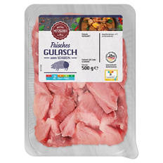 Gulasch vom Schwein 500 g