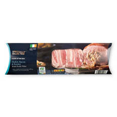 Irish Bacon Shallot Stuffed Pork Fillet