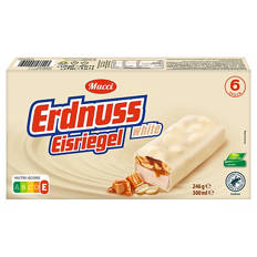 Barre glacée, cacahuète-chocolat blanc