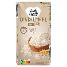 Dinkelmehl 1 kg, Dinkelvollkorn