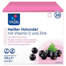 Heißgetränk 100 g, heißer Holunder