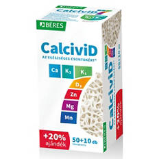 Calcivid7 tabletta, 60 darab