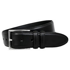Herren Ledergürtel, Schwarz, 95 cm