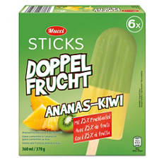 Stecchi all'ananas e kiwi