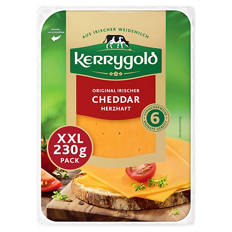Käsescheiben XXL 230 g, Cheddar herzhaft