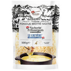 Fondue fraîche moitié-moitié
