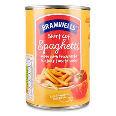 Short Cut Spaghetti in a Juicy Tomato Sauce