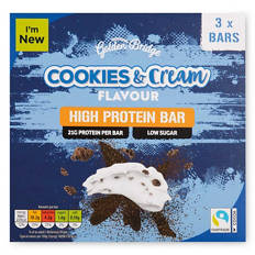 High Protein Cookies & Cream Bars