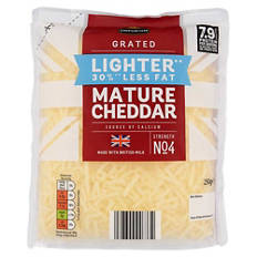 Grated Lighter Cheddar Cheese