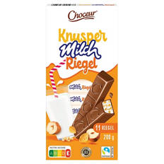 Milchriegel Sortiment 200 g, Milch Knusper