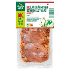 Bio-Landhähnchen Schenkelsteaks 350 g