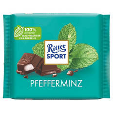 Schokolade Bunte Vielfalt, Pfefferminz