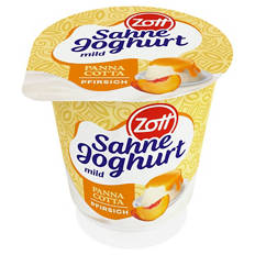Sahnejoghurt Panna Cotta 140 g, Pfirsich