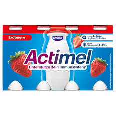 Actimel 8 x 100 g, Erdbeere