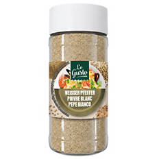 Poivre moulu, blanc