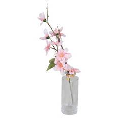 Künstlicher Strauß mit Vase, Kirschblüte