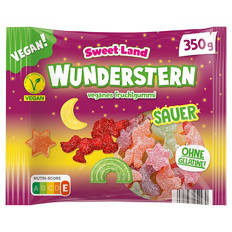 Vegetarischer Fruchtgummi 350 g, Wunderstern