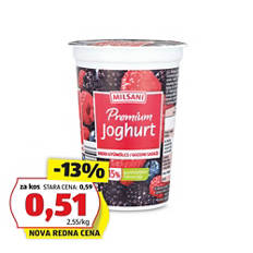 Premium sadni jogurt, gozdni sadeži