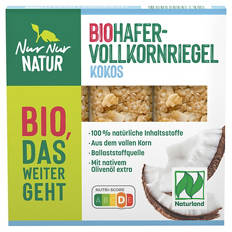 Bio-Hafervollkorn-Riegel 105 g, Kokos