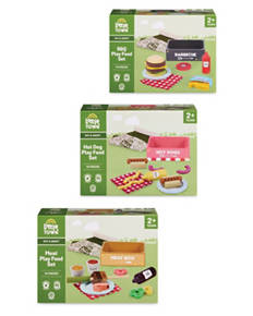 Wooden BBQ Play Food Sets