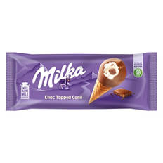Tölcséres jégkrém, Milka, 100 ml