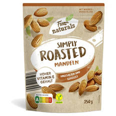 Geröstete Nüsse 250 g, Mandeln