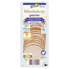 Hähnchenbrust 150 g, Gebacken