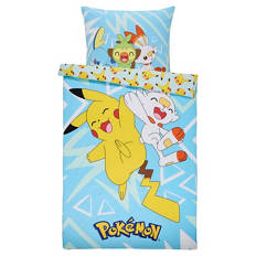 Kinderbettwäsche, 135 x 200 + 80 x 80 cm, Pokémon