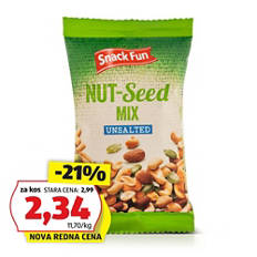 Oreški, mešanica semen