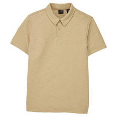 Pikee-Polohemd, Sand, M