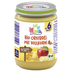 Bio-Früchte & Getreide 190 g, Obstbrei mit Vollkorn