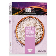 Basmati rizs, 4 tasak