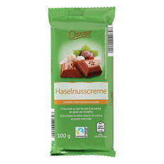 Schoko gefüllt, Erdbeercreme