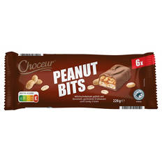 Big Bars Schokoriegel 228 g, Peanut Bits