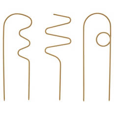 Rankhilfe, 3er-Set, Geschwungen