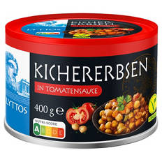 Weiße Riesenbohnen / Kichererbsen 400 g, Tomatensoße