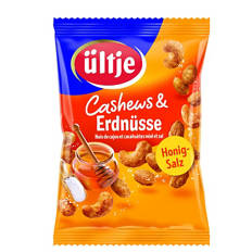 Nuss Mix, Cashews und Erdnüsse mit Honig und Salz 200 g
