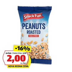 Arašidi, praženi in soljeni