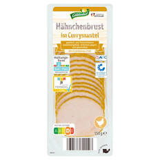 Hähnchenbrust 150 g, Curry