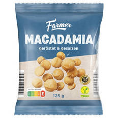 Macadamia gesalzen 125 g
