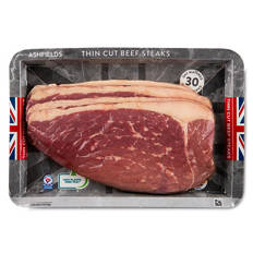 Thin Cut Beef Steaks 30 Day Matured
