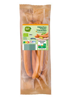 Bio-Wurstspezialitäten 200 g, Hähnchen Wiener