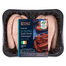 Super Irish Pork Sausages 12 Pack