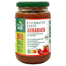 Bio-Tomatensauce 325 ml, Arrabiata