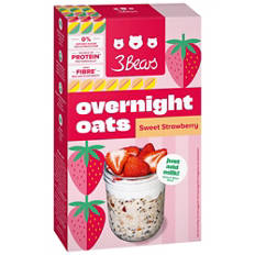 Overnight Oats d’été, fraise