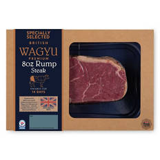 100% British Beef Wagyu Rump Steak